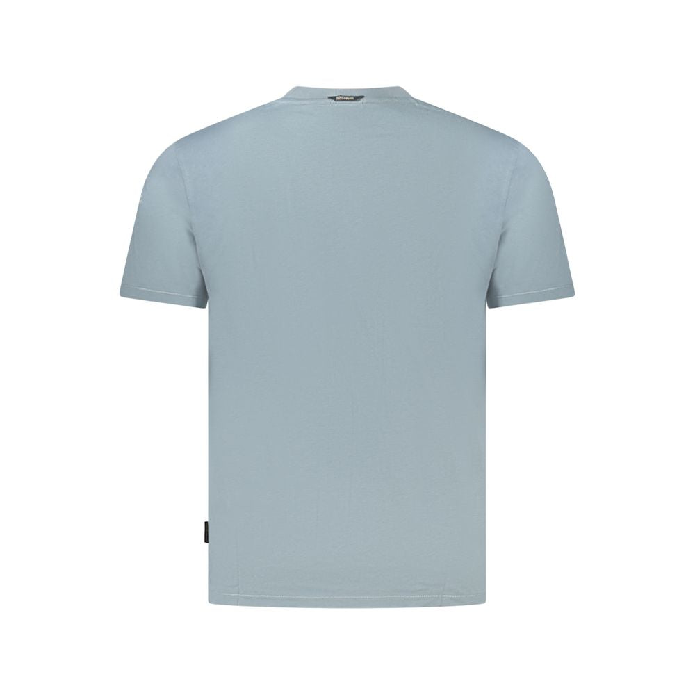 Napapijri Braunes Herren-T-Shirt aus Baumwolle