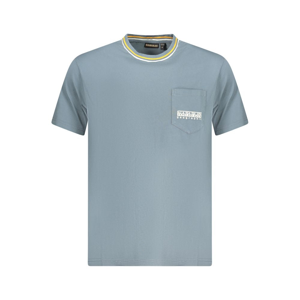 Napapijri Braunes Herren-T-Shirt aus Baumwolle