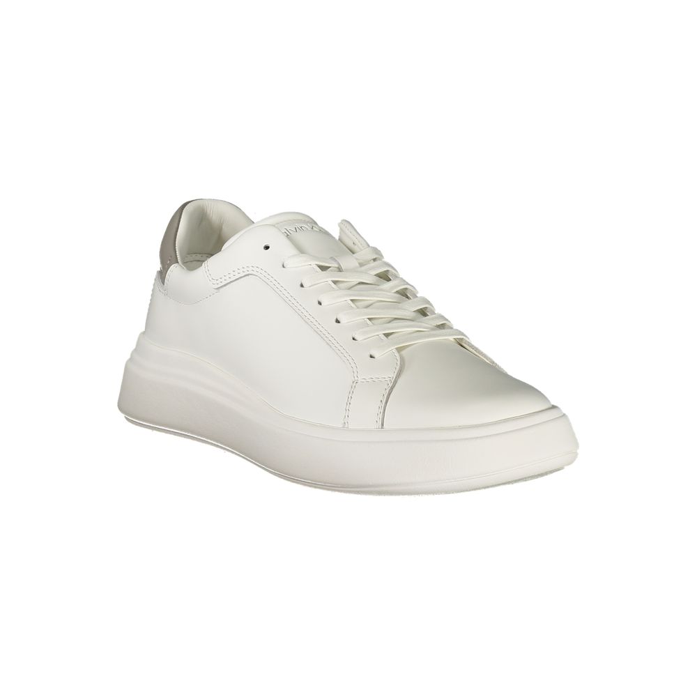 Calvin Klein – Weißer Polyester-Sneaker