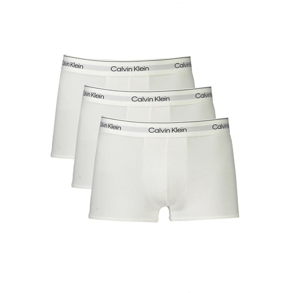 Calvin Klein Herren Boxershorts aus weißer Baumwolle