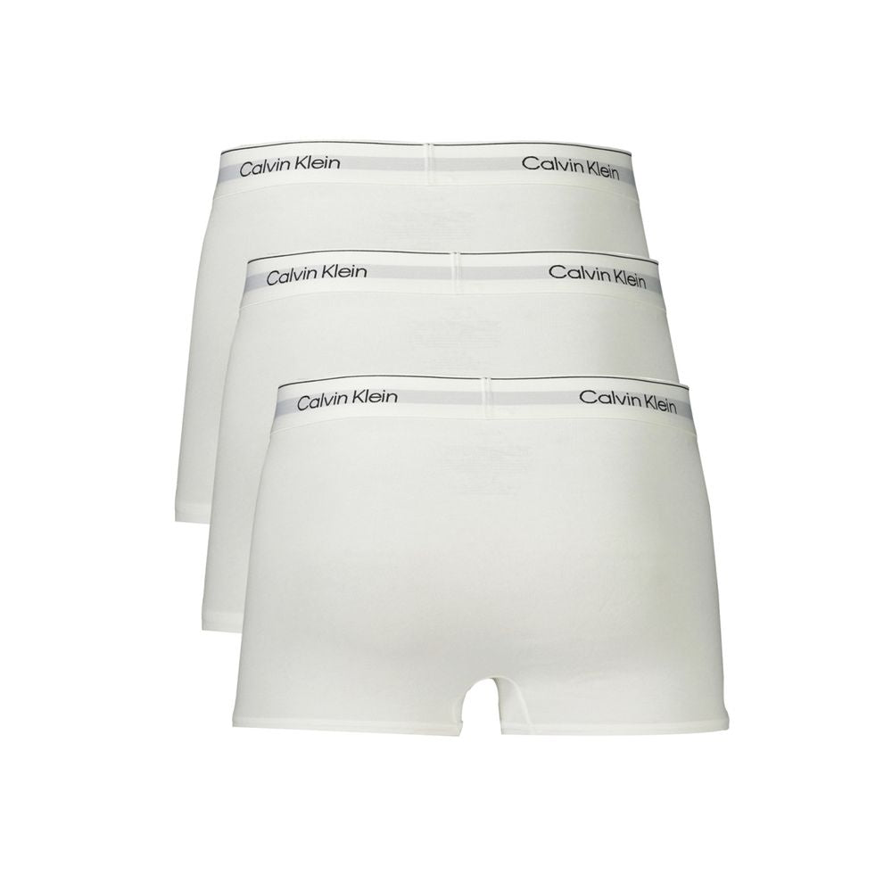Calvin Klein Herren Boxershorts aus weißer Baumwolle