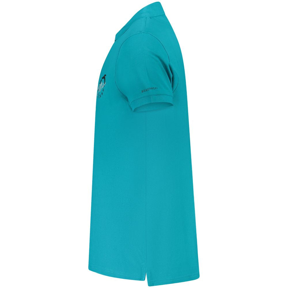Trussardi Hellblaues Poloshirt aus Baumwolle für Herren