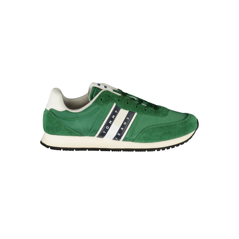 Tommy Hilfiger – Grüne Polyester-Sneaker für Herren