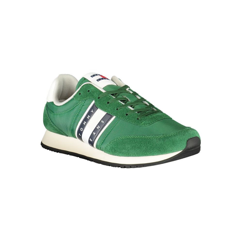Tommy Hilfiger – Grüne Polyester-Sneaker für Herren