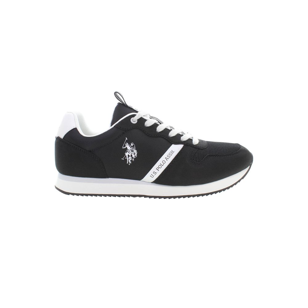 US POLO ASSN. Schwarzer Polyester Herren Sneaker