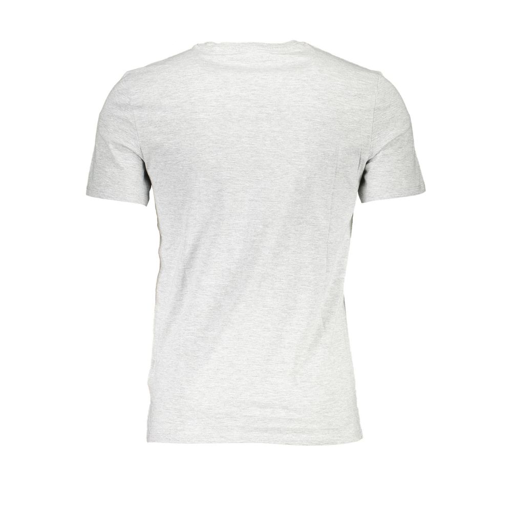 Guess Jeans Braunes Herren-T-Shirt aus Baumwolle