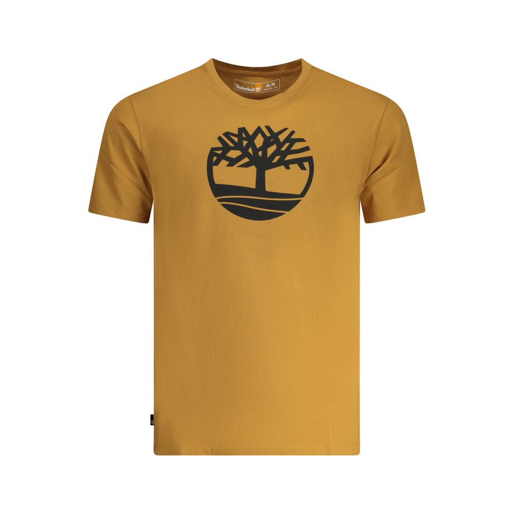 Timberland – Braunes Herren-T-Shirt aus Baumwolle