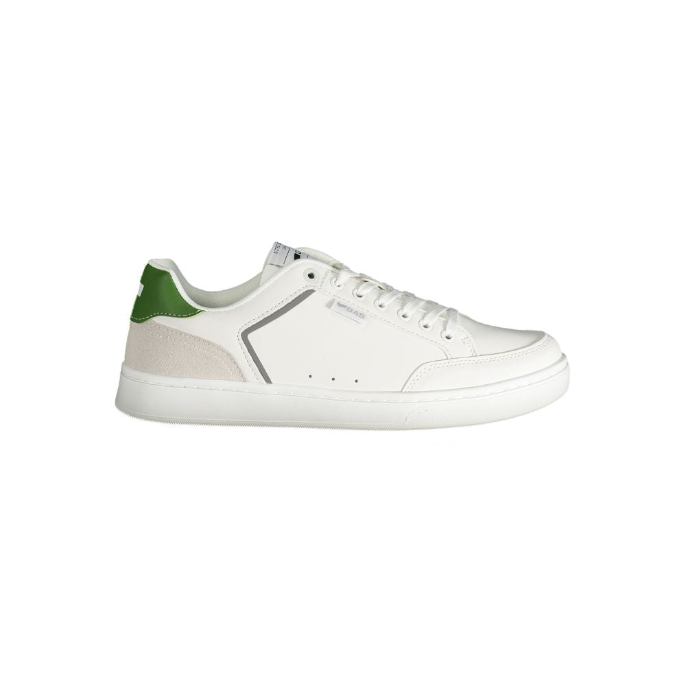 Pantofi sport pentru bărbați Gas White Polyester