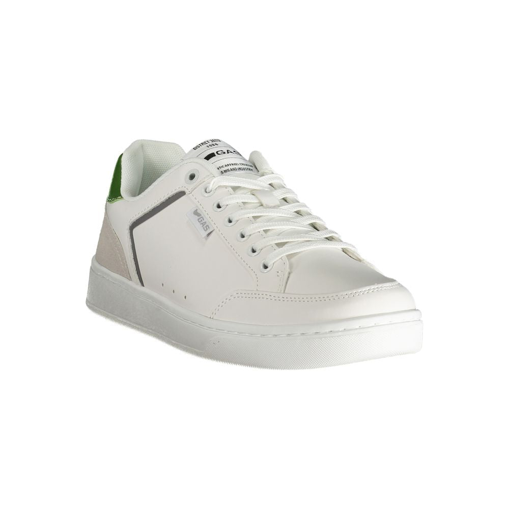 Pantofi sport pentru bărbați Gas White Polyester
