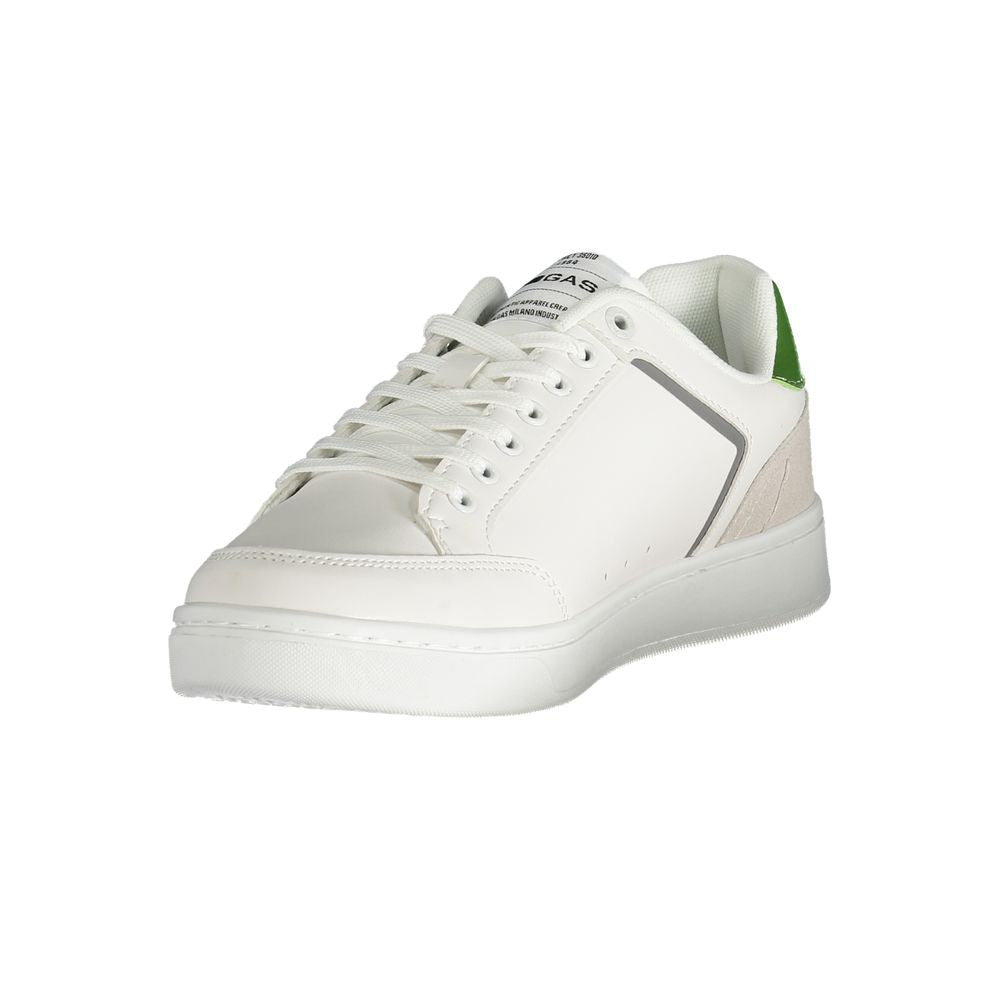 Pantofi sport pentru bărbați Gas White Polyester