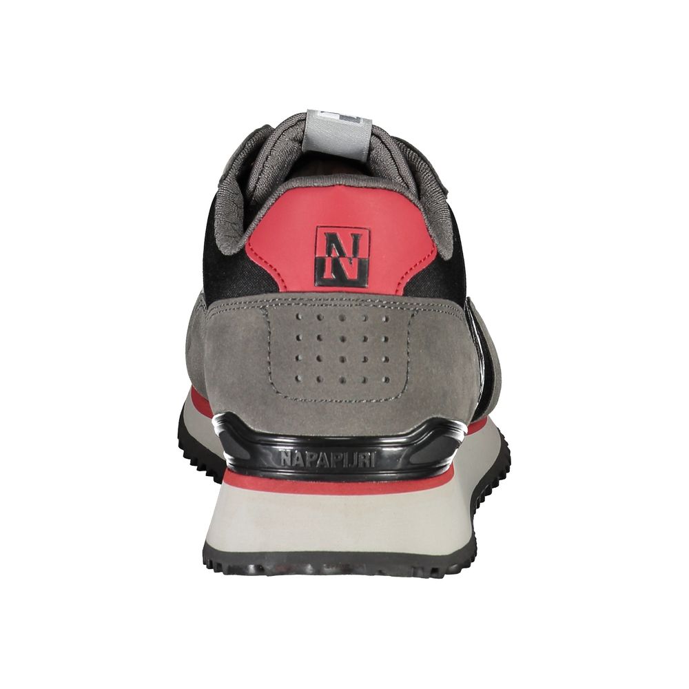 Napapijri – Elegante, schwarze Sport-Sneaker zum Schnüren