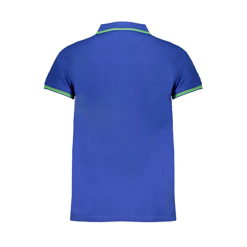 Blaues Poloshirt aus Baumwolle von Norwegen 1963