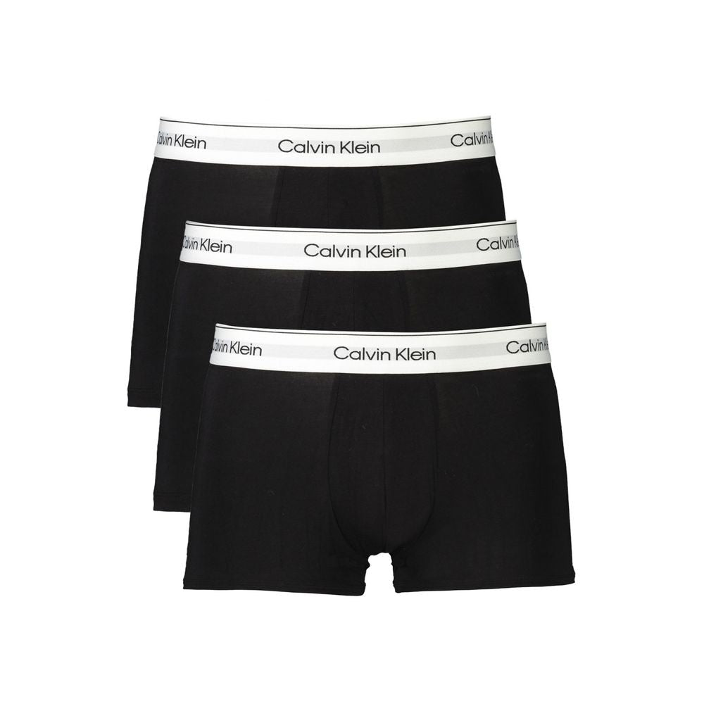 Calvin Klein – Schwarze Boxershorts aus Baumwolle für Herren