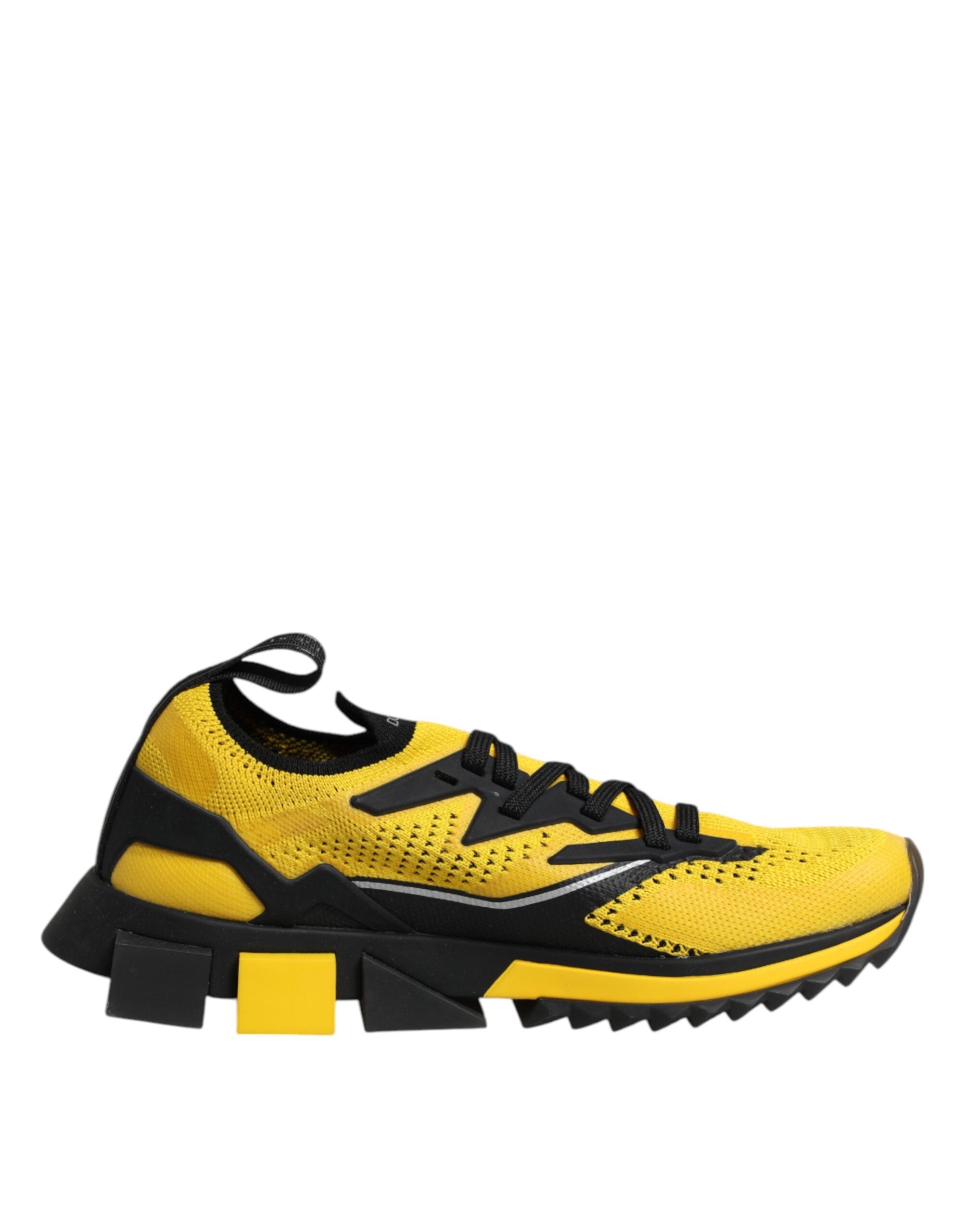 Dolce &amp; Gabbana Gelbe SORRENTO Sport Stretch Sneakers Schuhe