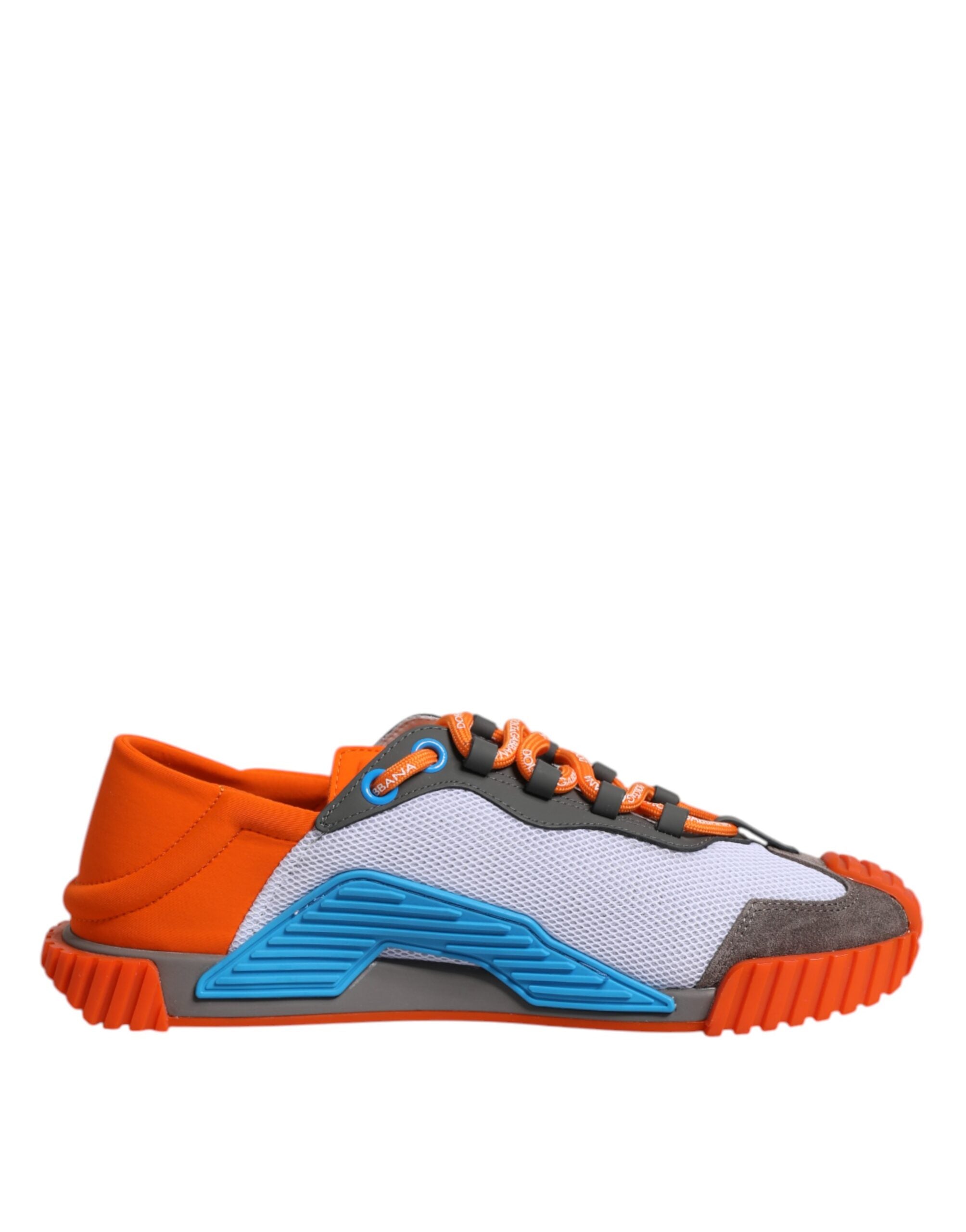 Dolce &amp; Gabbana – Mehrfarbige Low-Top-Sneakers „NS1“ mit Schnürung