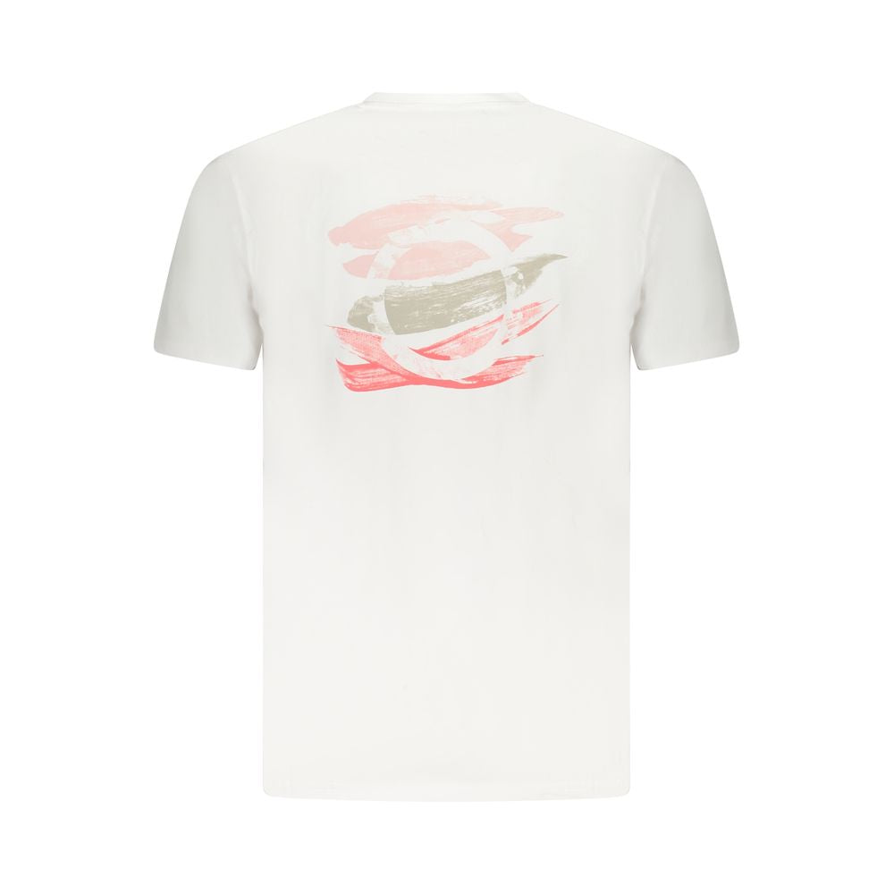 Trussardi Weißes Herren-T-Shirt aus Baumwolle