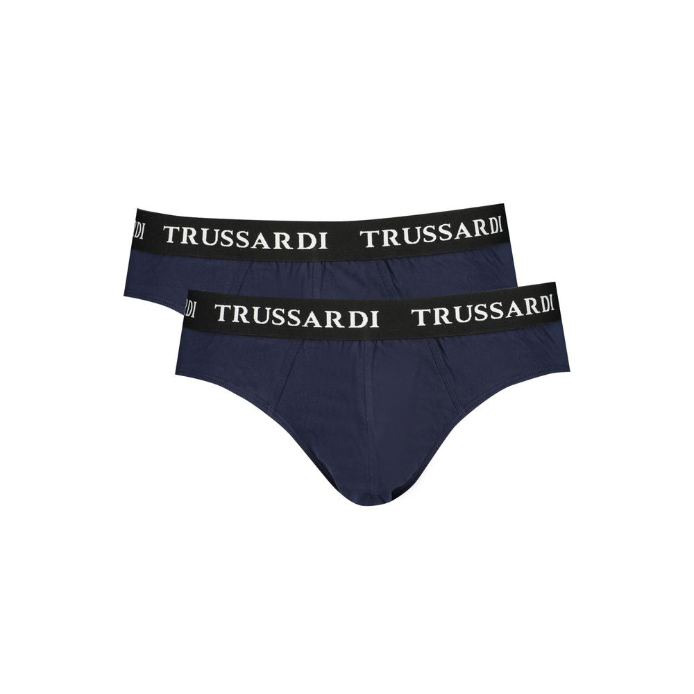Trussardi – Blaues Unterwäschepaket aus Baumwolle für Herren
