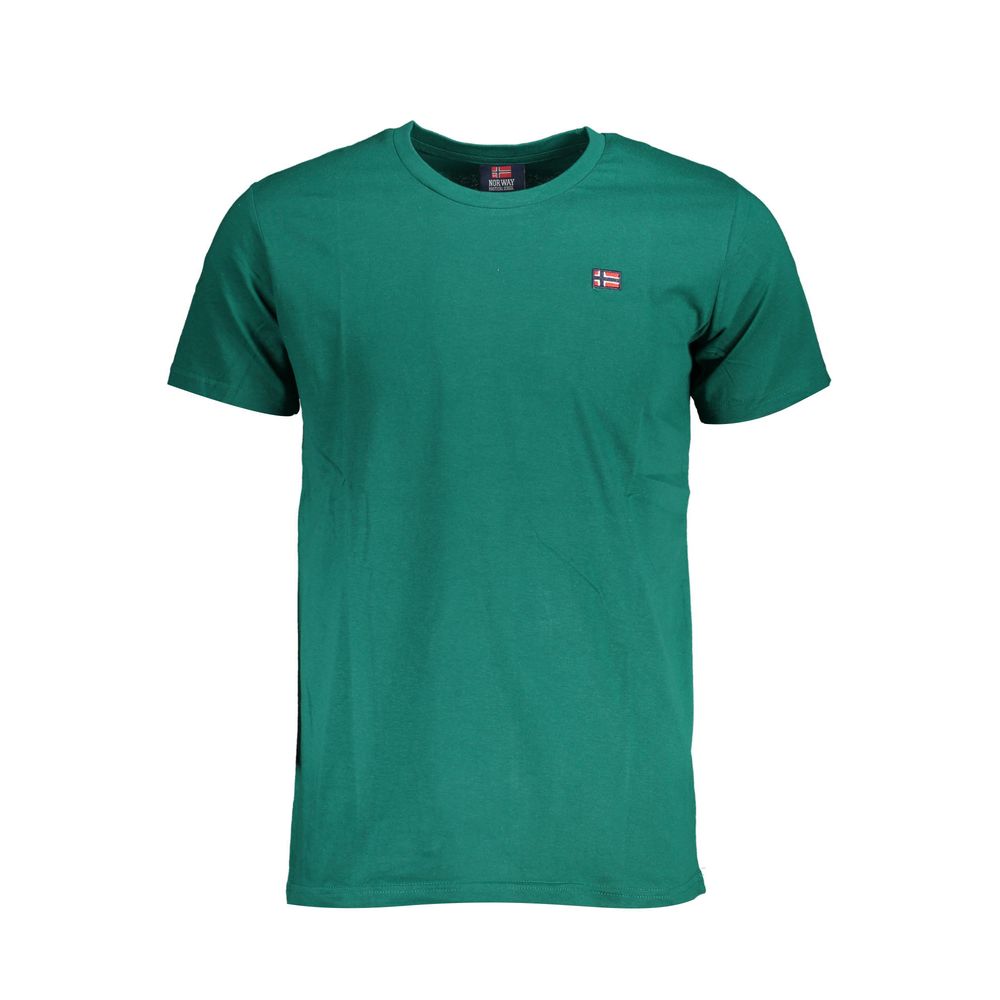 Tricou bărbătesc din bumbac verde Norvegia 1963