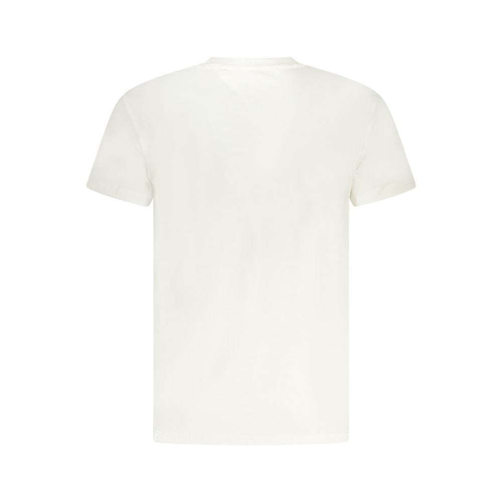 Tricou Tommy Hilfiger alb din bumbac pentru bărbați