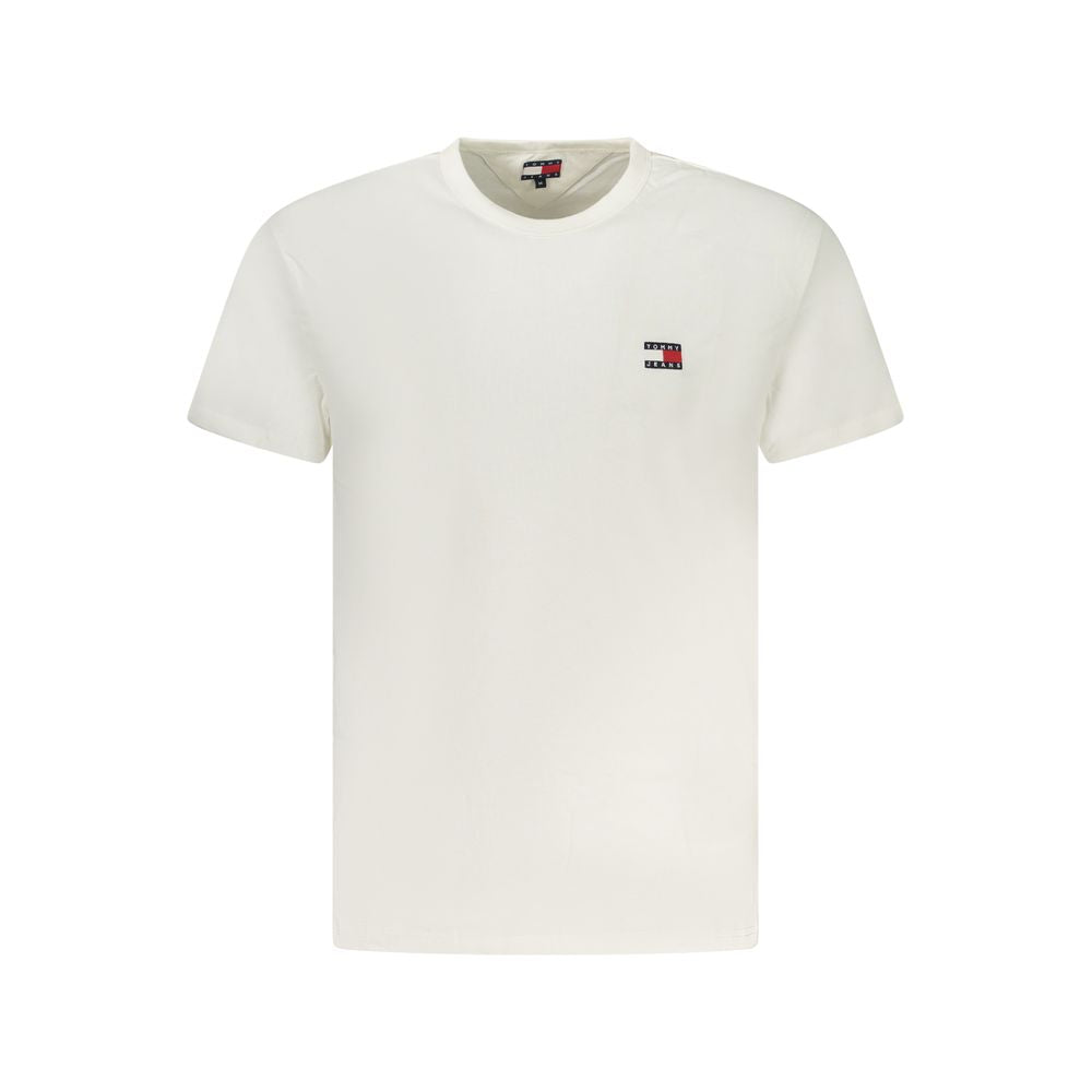 Tricou Tommy Hilfiger alb din bumbac pentru bărbați