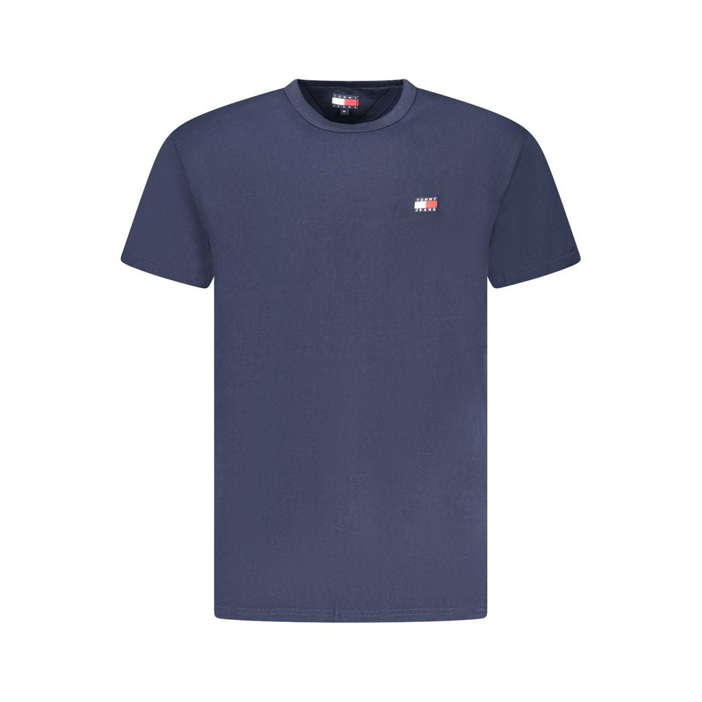 Tricou Tommy Hilfiger albastru din bumbac pentru bărbați