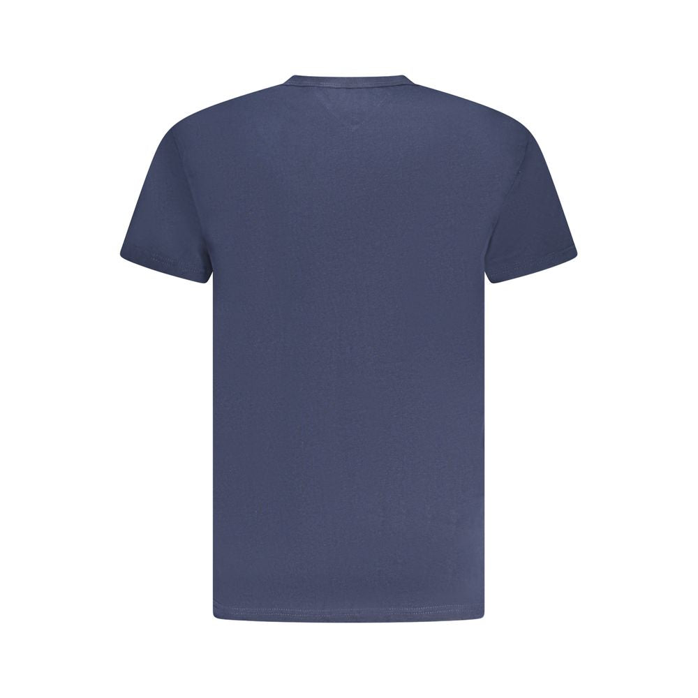 Tricou Tommy Hilfiger albastru din bumbac pentru bărbați