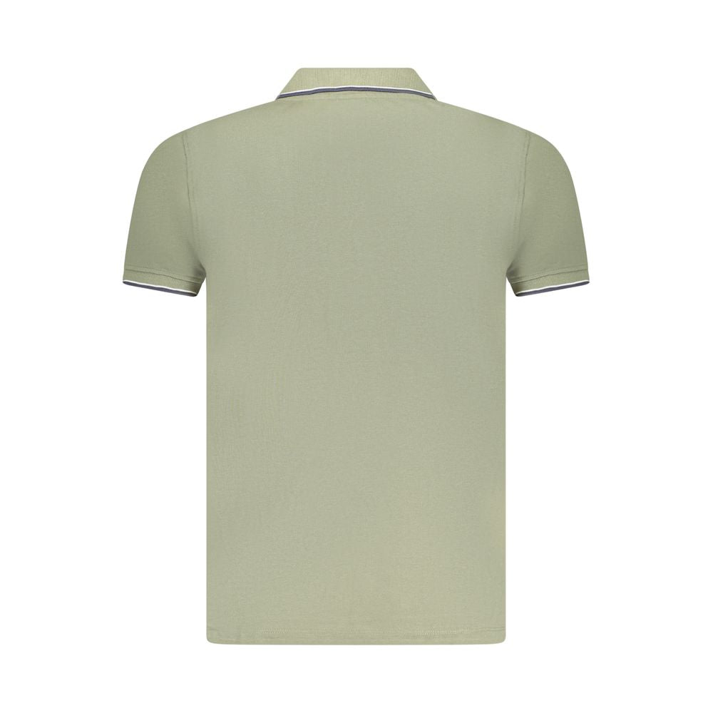 Tricou polo bărbătesc din bumbac verde, Norvegia 1963