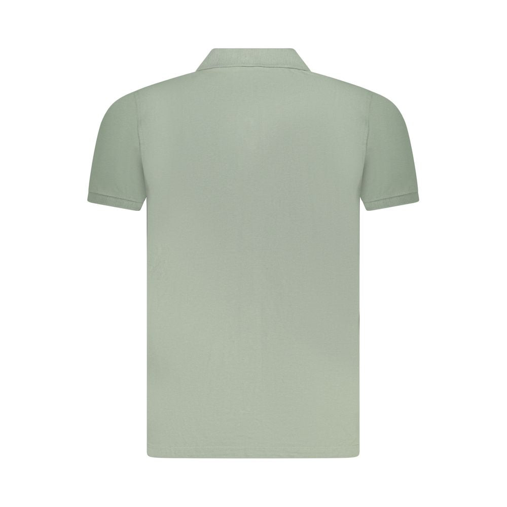 Tricou polo bărbătesc din bumbac verde, Norvegia 1963