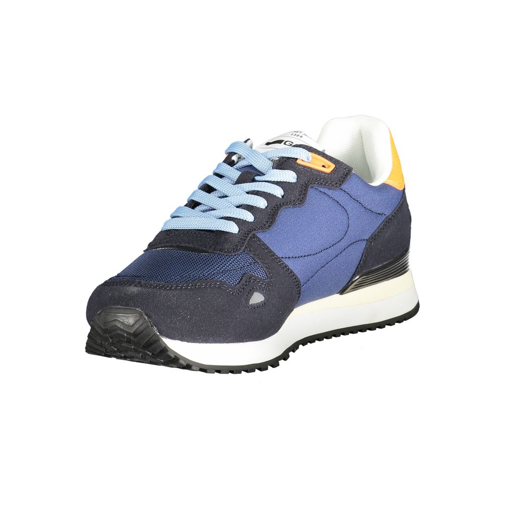 Pantofi sport pentru bărbați din poliester, albastru Gas