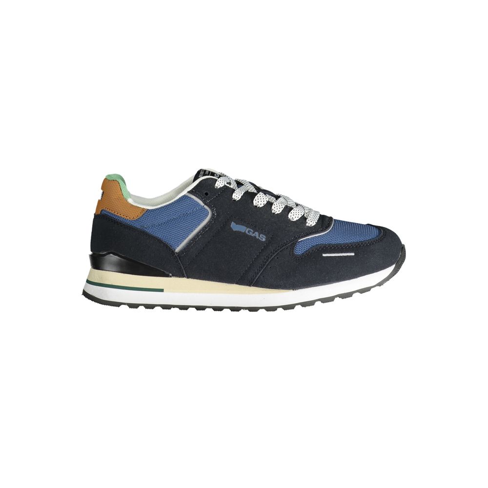 Pantofi sport pentru bărbați din poliester, albastru Gas