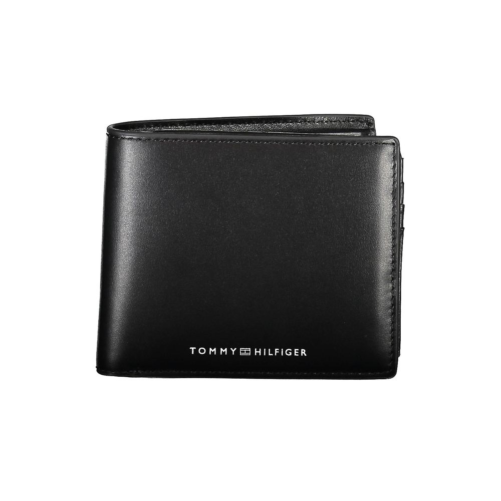 Portofel din piele neagră Tommy Hilfiger