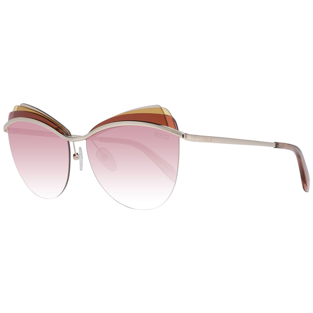 Emilio Pucci Gold Damen Sonnenbrille