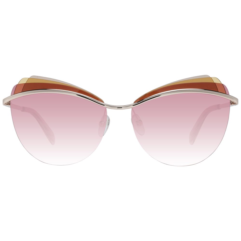 Emilio Pucci Gold Damen Sonnenbrille