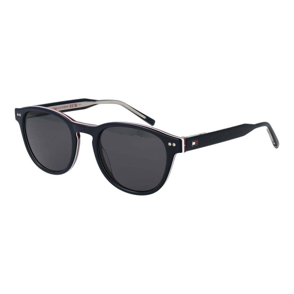 Ochelari de soare Tommy Hilfiger albaștri pentru bărbați