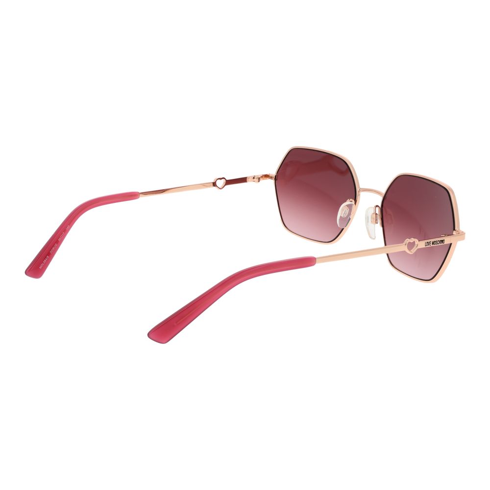 Ochelari de soare Love Moschino Rose Gold pentru femei