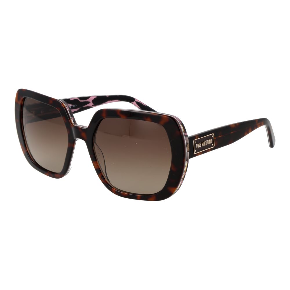Love Moschino Braune Damen-Sonnenbrille