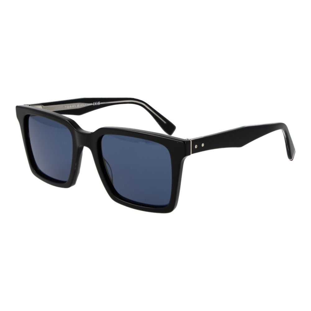 Ochelari de soare Tommy Hilfiger negri pentru bărbați