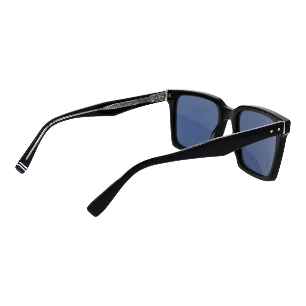 Ochelari de soare Tommy Hilfiger negri pentru bărbați