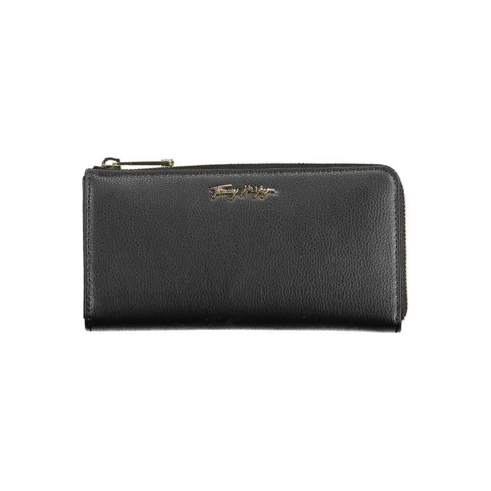 Portofel din polietilenă negru Tommy Hilfiger