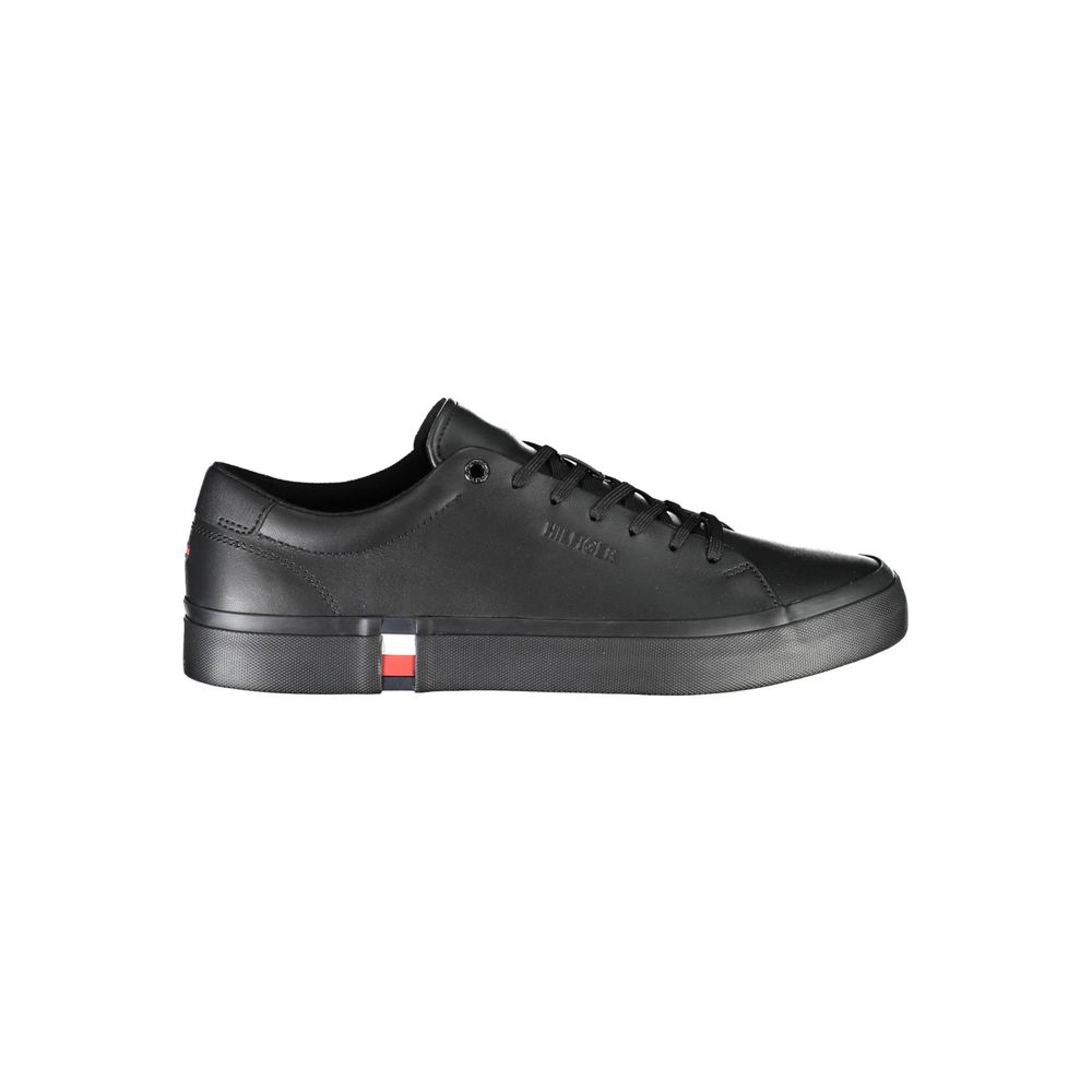 Tommy Hilfiger – Schwarze Polyester-Sneaker