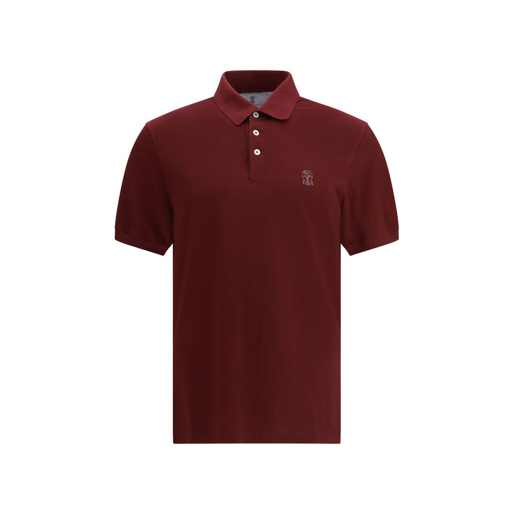Tricou polo cu logo Brunello Cucinelli