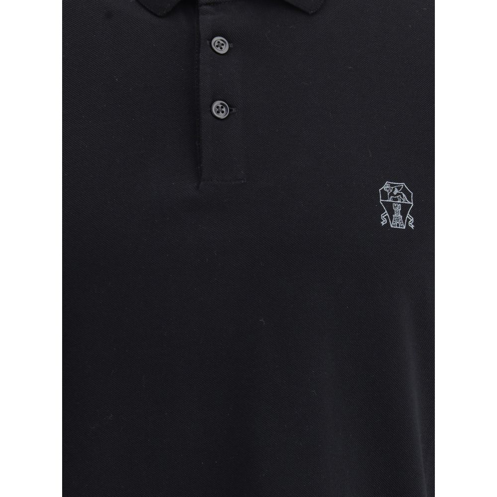 Poloshirt mit Logo von Brunello Cucinelli