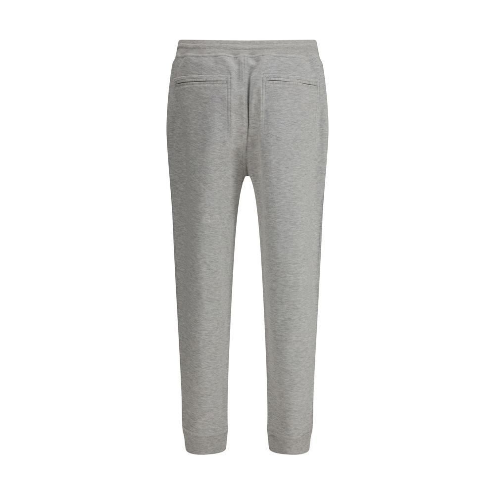 Pantaloni de trening din bumbac Brunello Cucinelli
