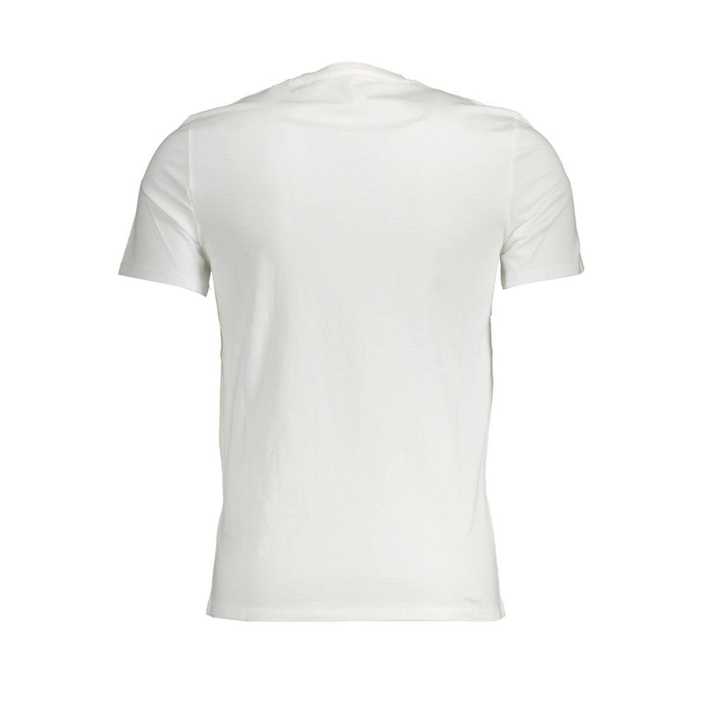 Tricou Guess Jeans din bumbac alb