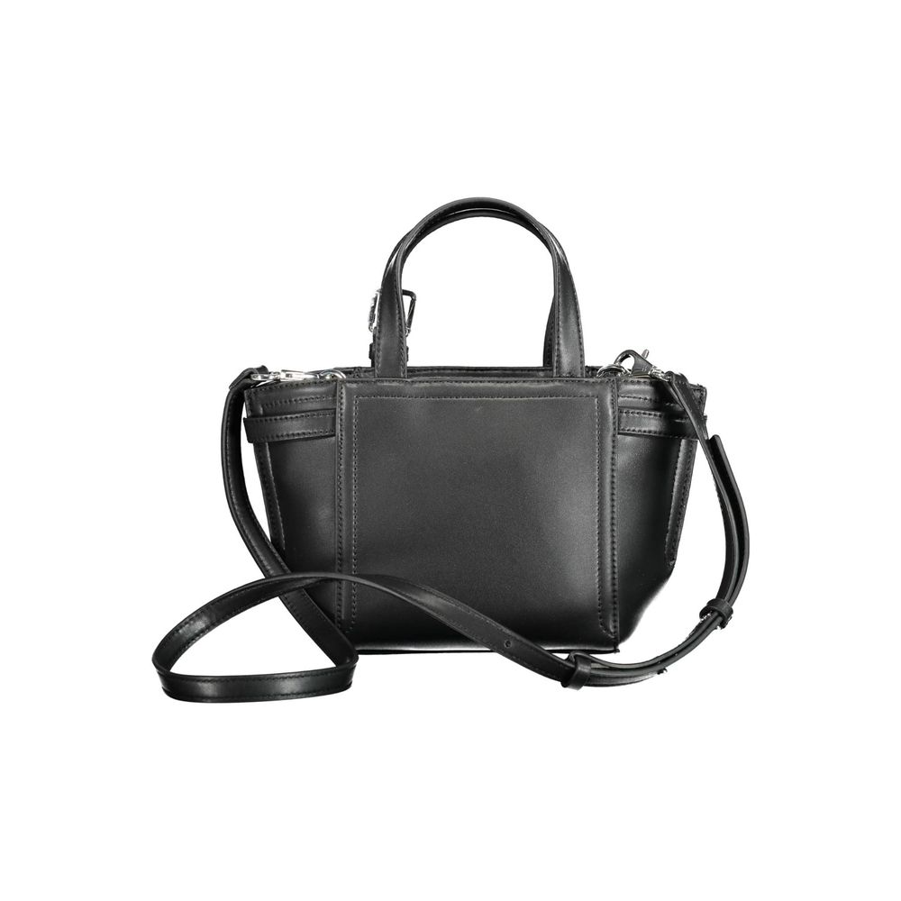 Geantă de mână Calvin Klein neagră din poliester
