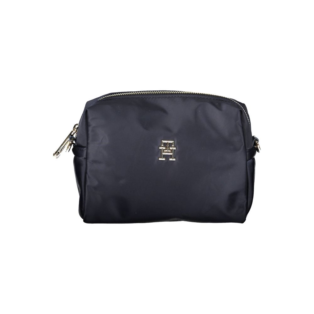 Geantă de mână Tommy Hilfiger albastră din poliester