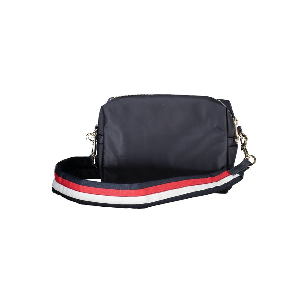 Geantă de mână Tommy Hilfiger albastră din poliester