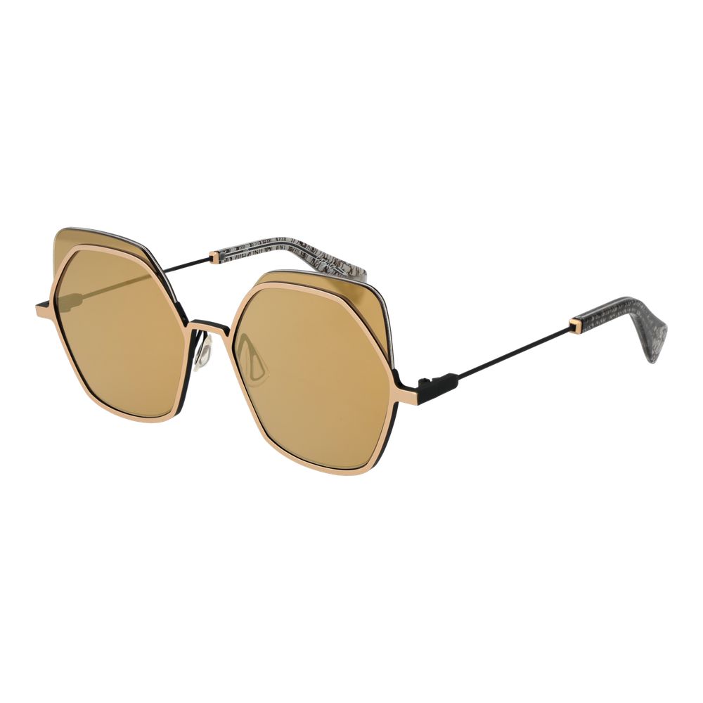 Ochelari de soare unisex Yohji Yamamoto aurii