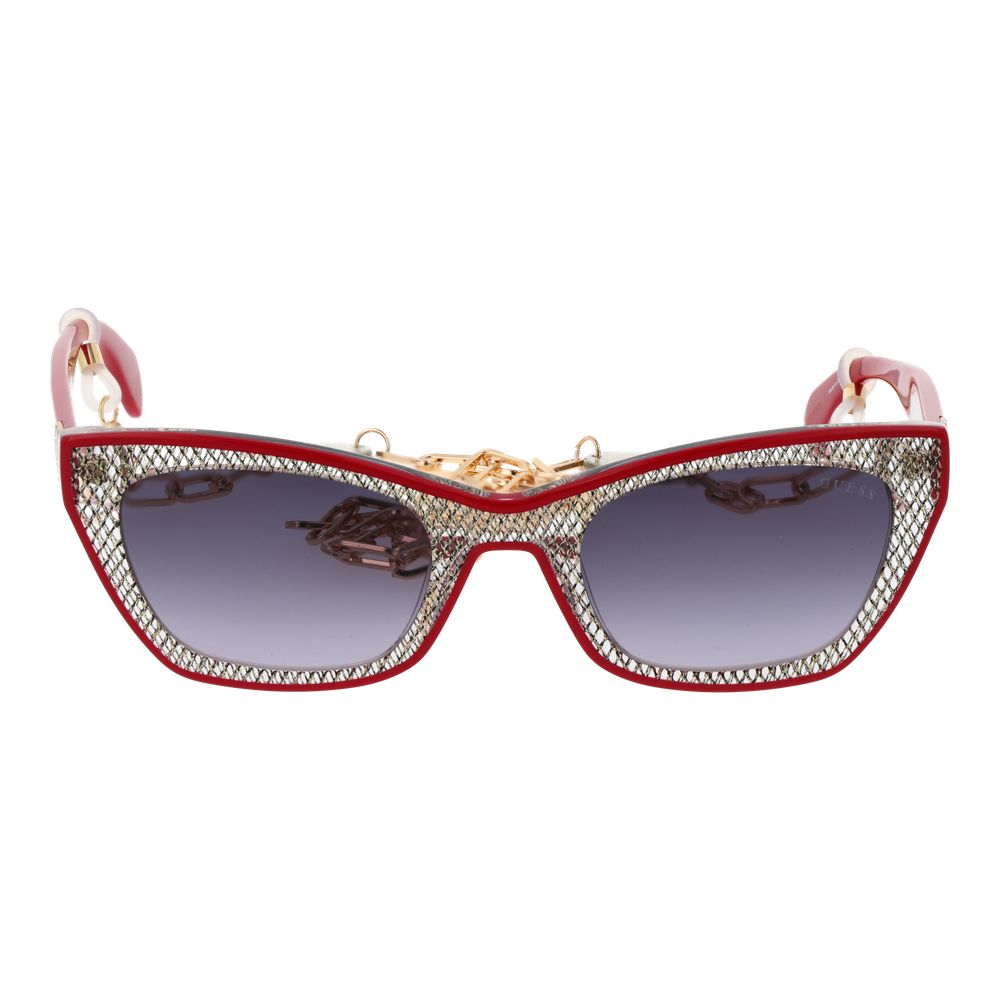 Ochelari de soare Guess roșii pentru femei