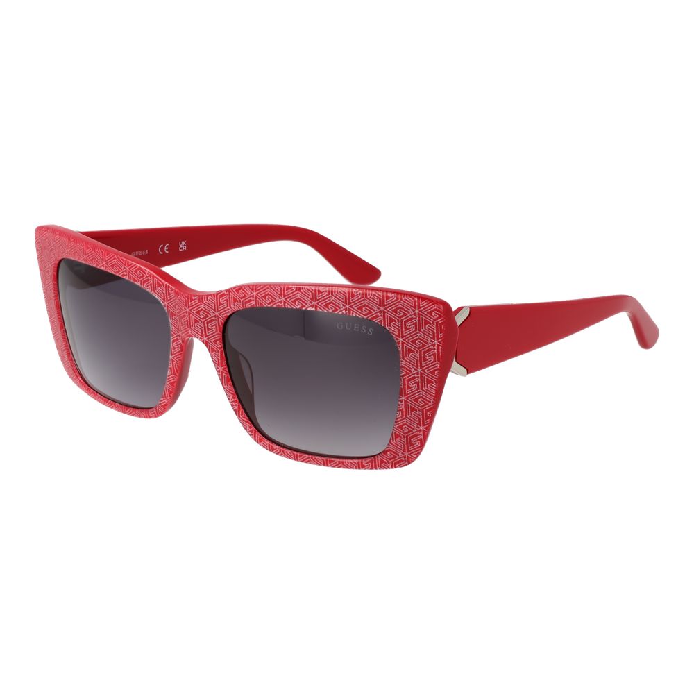 Ochelari de soare Guess roșii pentru femei